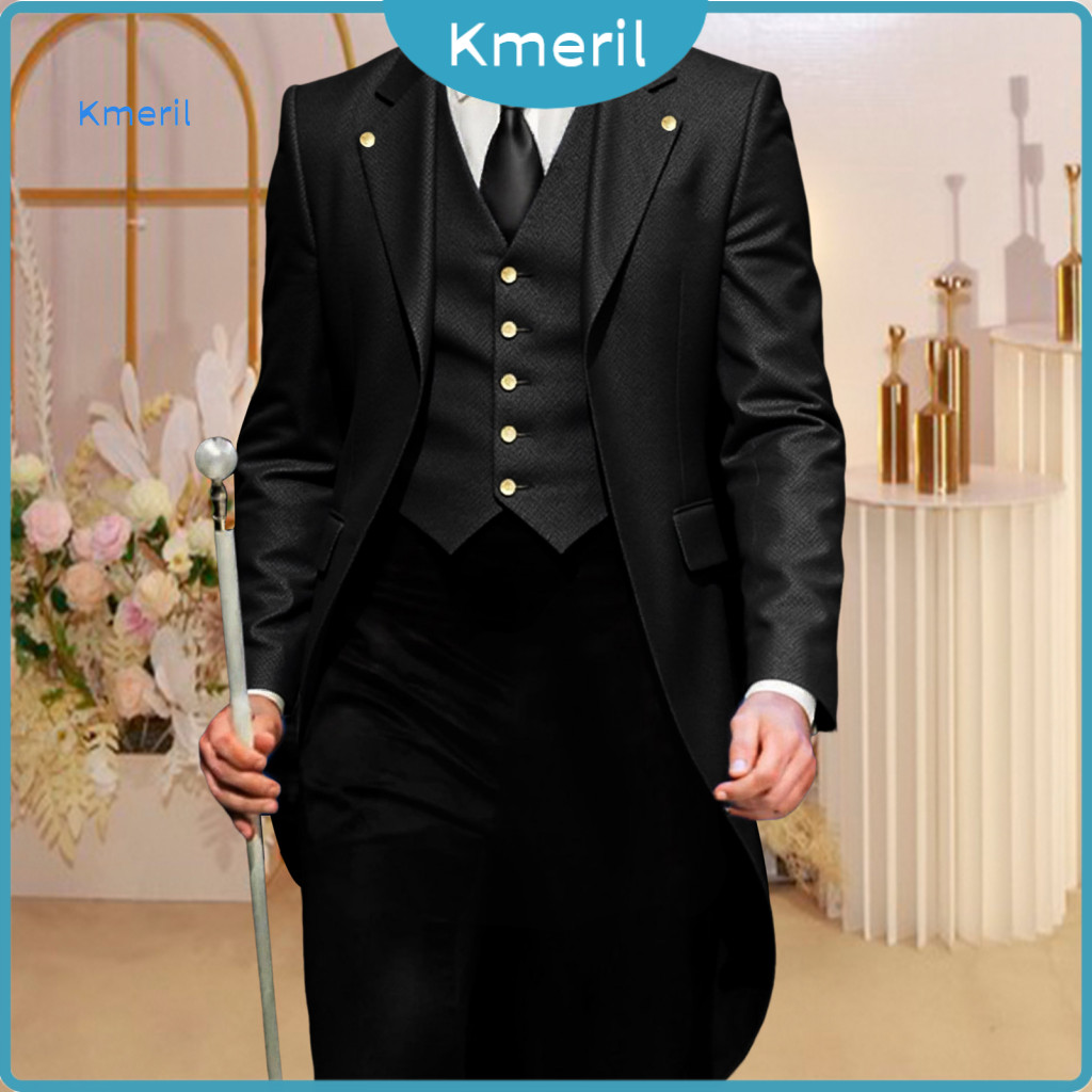 Retro Vestido Jaqueta Masculina Casaco Fino-Ajuste