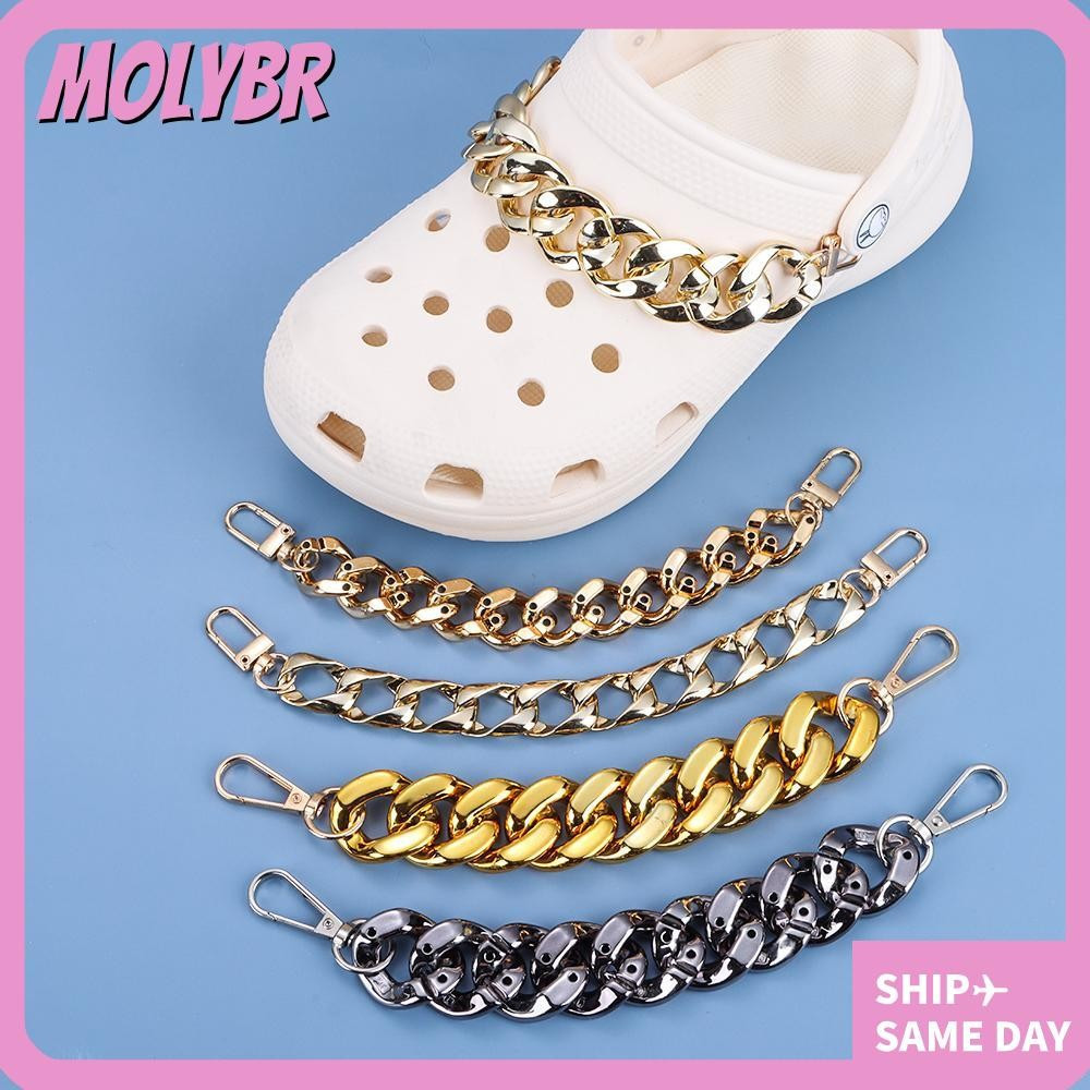 MOLYBR Decorações Corrente Feminina De Sapatos E