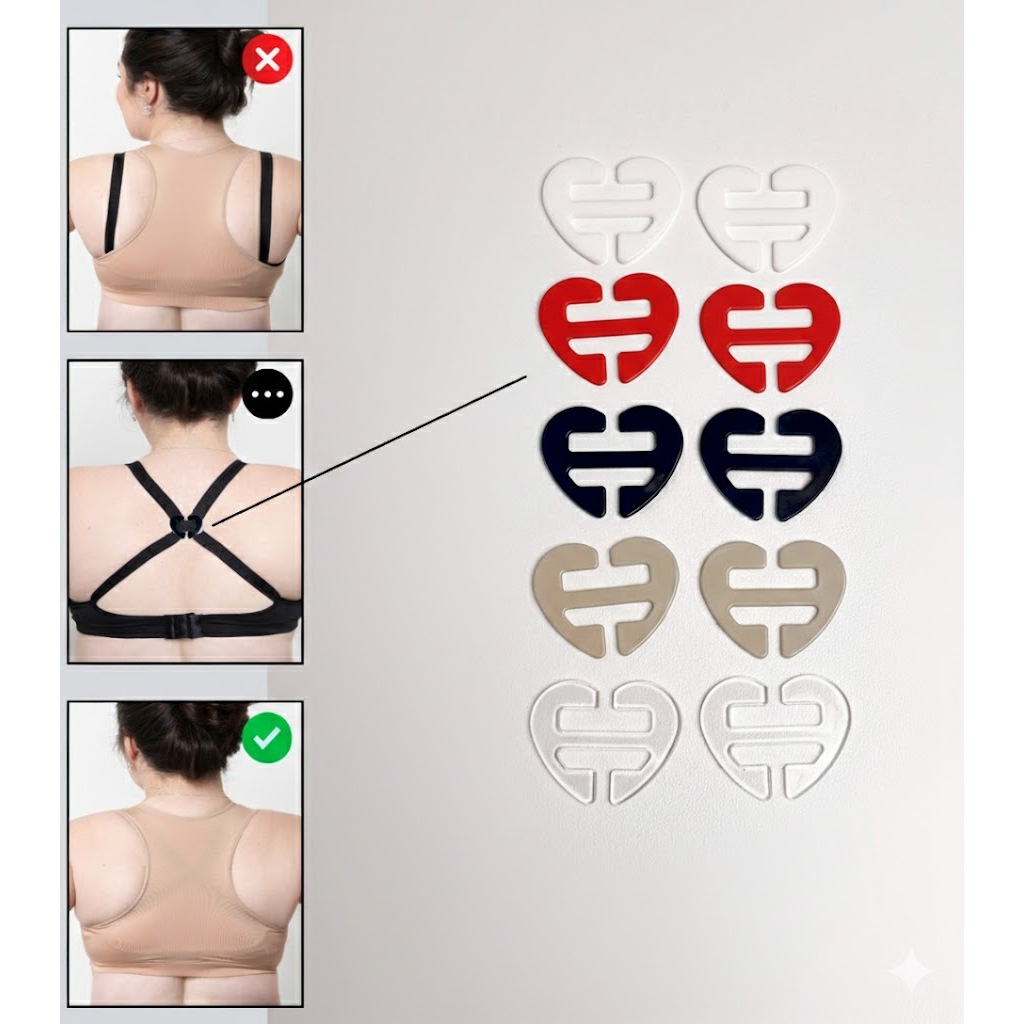 Clip para alças de sutiã Kit com Clips para junt