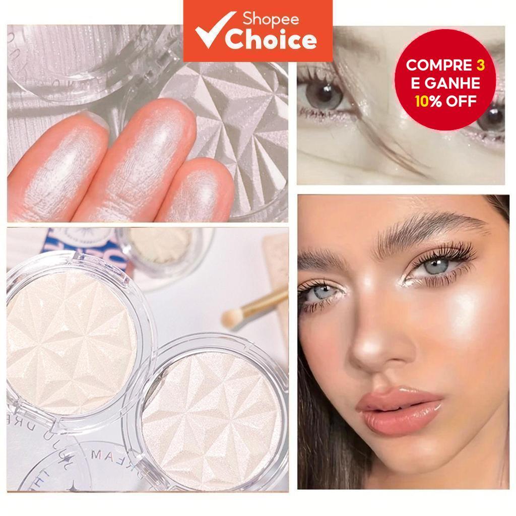 Pó Iluminador Monocromático Brilho Matte, À Pr