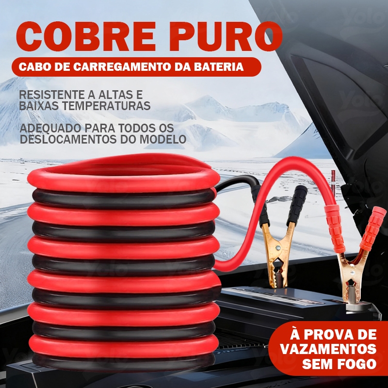 Cabo Auxiliar De Carga Chupeta De Bateria 800amp/1