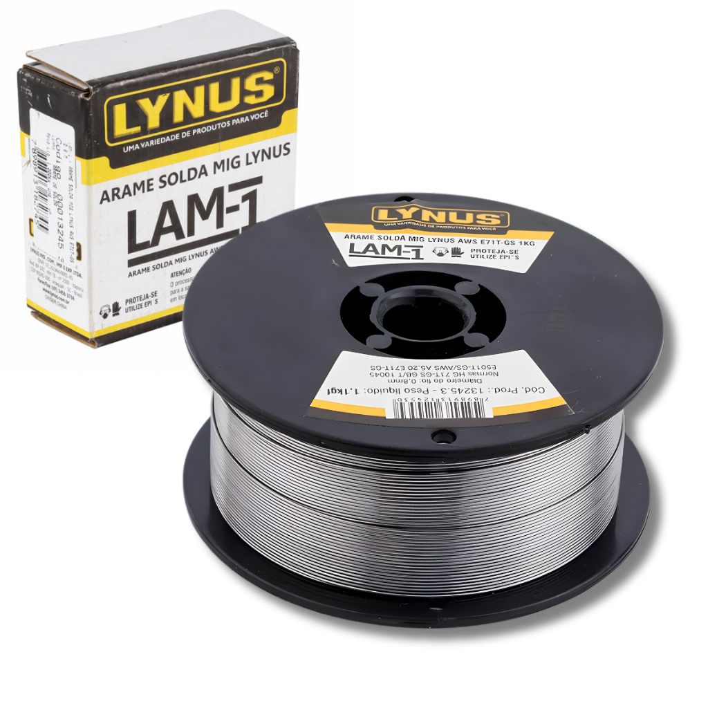 Arame De Solda Mig 0,8 Mm Sem Gás Lynus