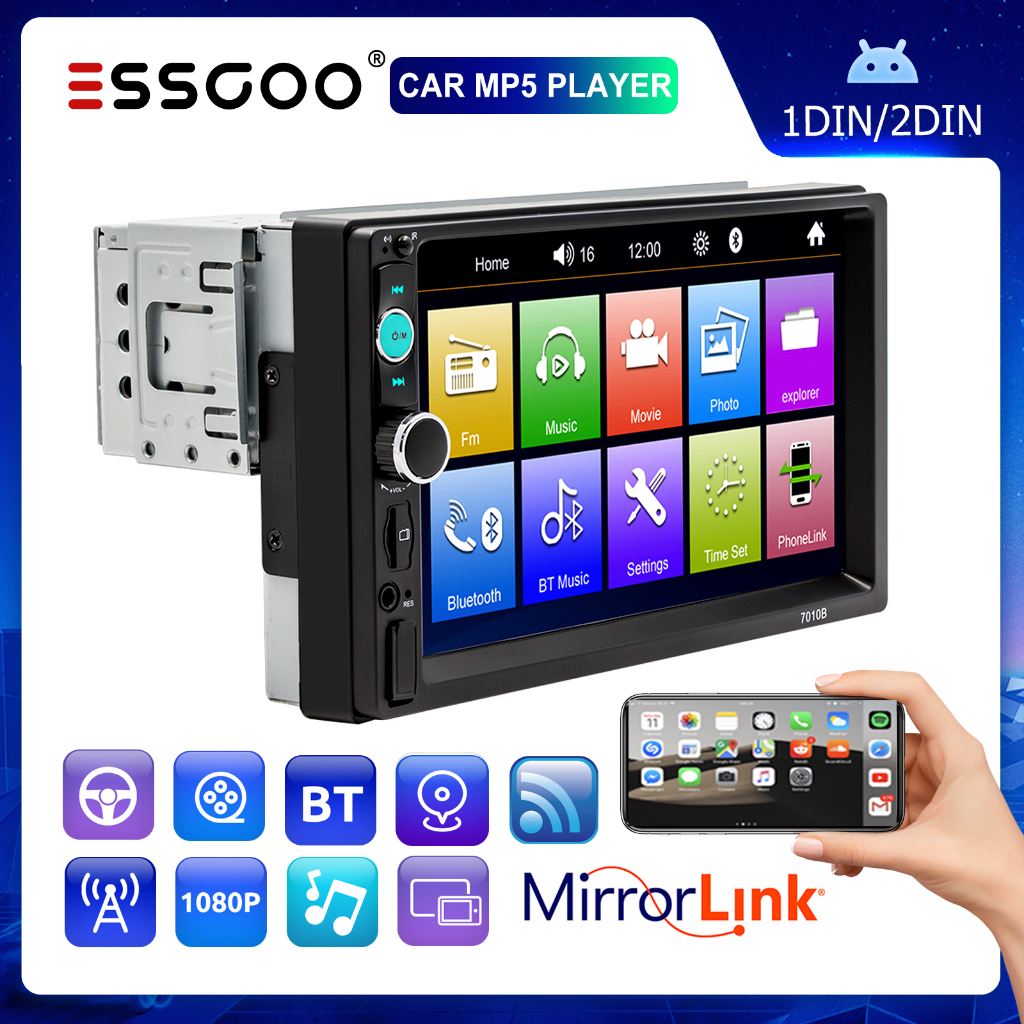 Envio de São PauloESSGOO 1 din 2 Rádio Para Carr