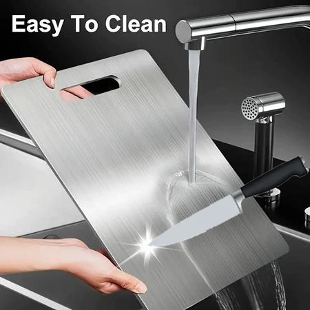 46cm Tábua De Corte 304 Aço Inoxidável Antibact