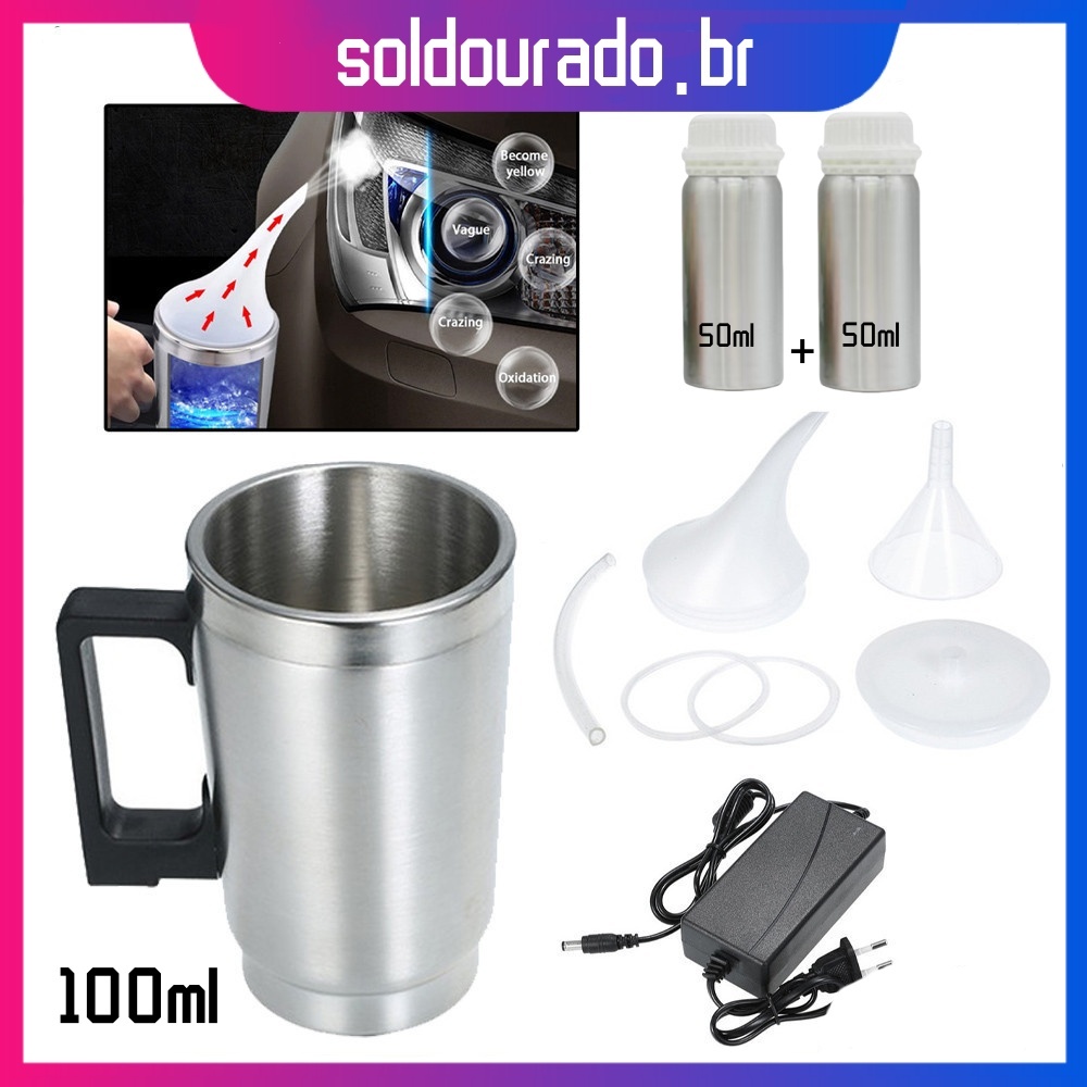 Kit De Restauração De Farol Revitalizador De Pol