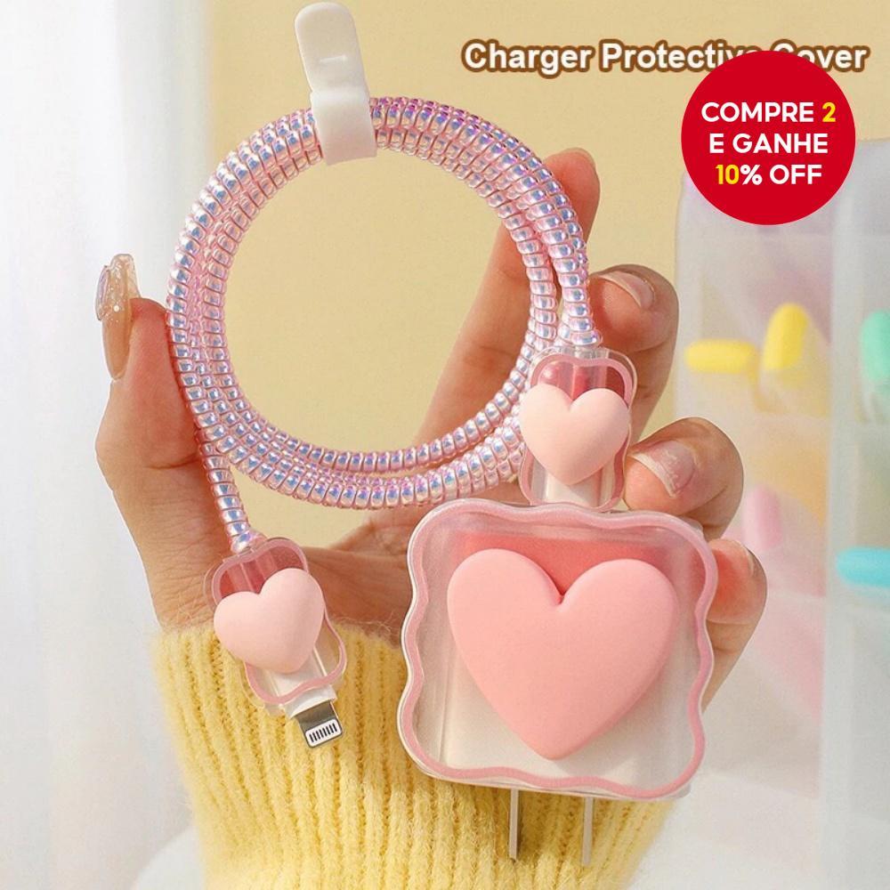 Protetor De Caixa De Carregador De Silicone Com En