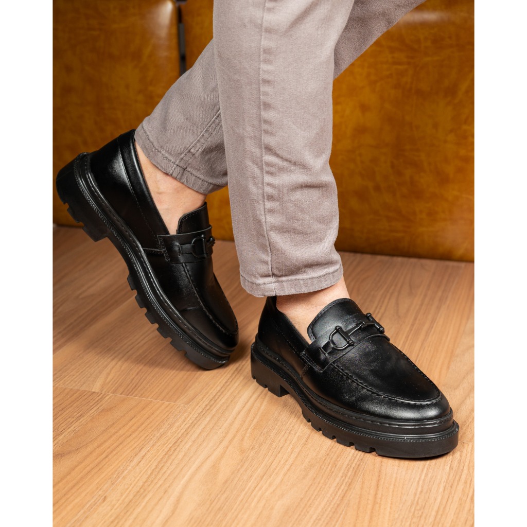 Sapato Social Mocassim Masculino Santorini Solado 