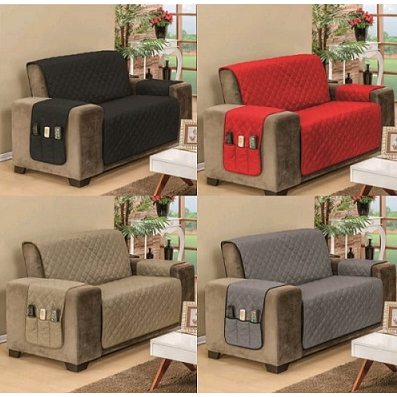 Protetor De Sofá Capa De Sofa Para 2 Lugares Pequ