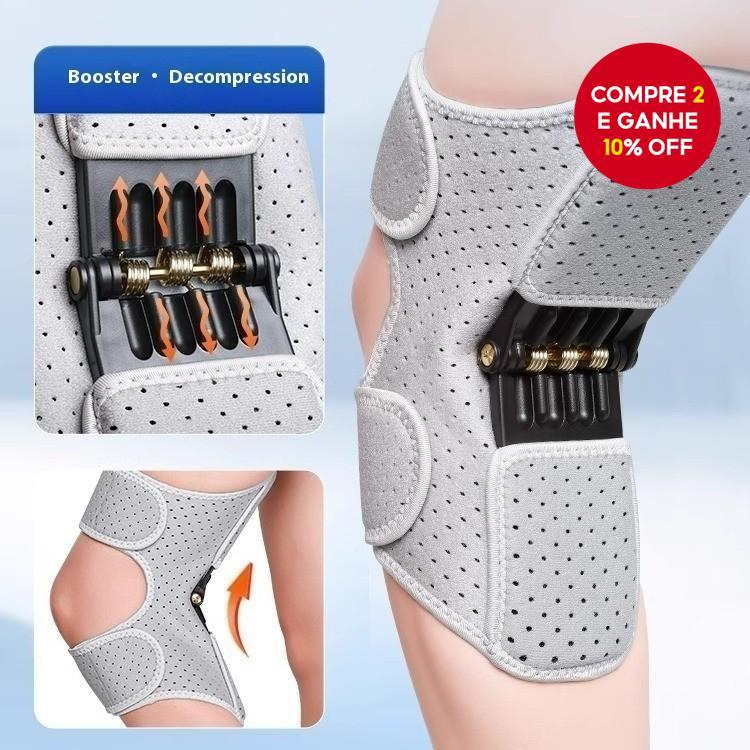 Suporte para joelho com estabilizador de mola, apo