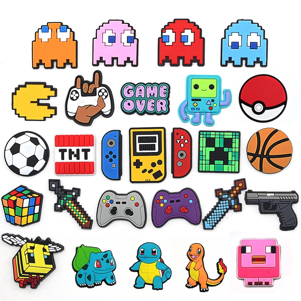 Jogo Dos Desenhos Animados Bonito 1 Pçs DIY Sapat