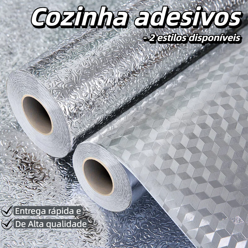 5/10/15 Metros Papel De Alumínio Rolo Adesivo Pro
