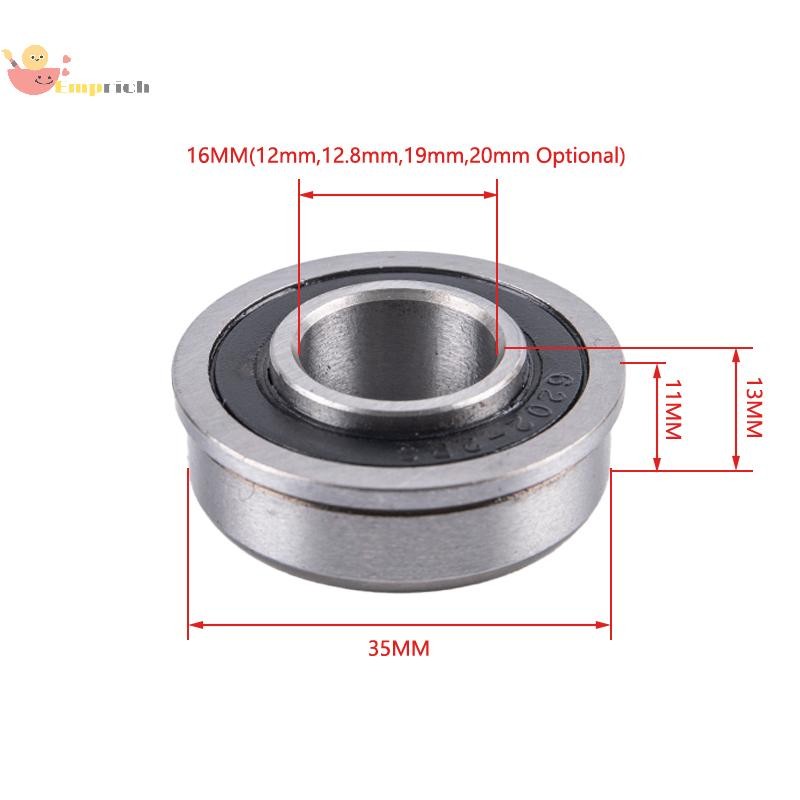 EMCH > F6202-2RS Flange ABEC-1 Rolamento De Rod