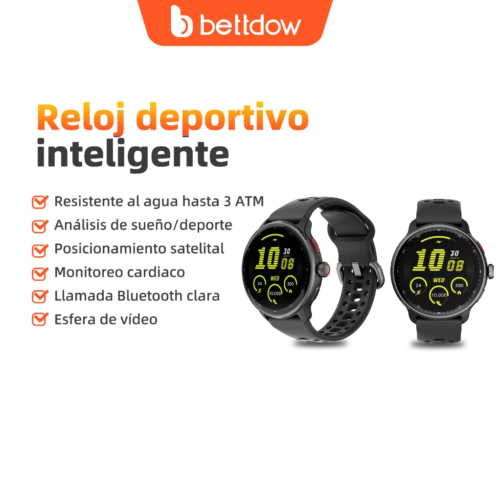 Smartwatch GPS BETTDOW com aplicativo de IA integr
