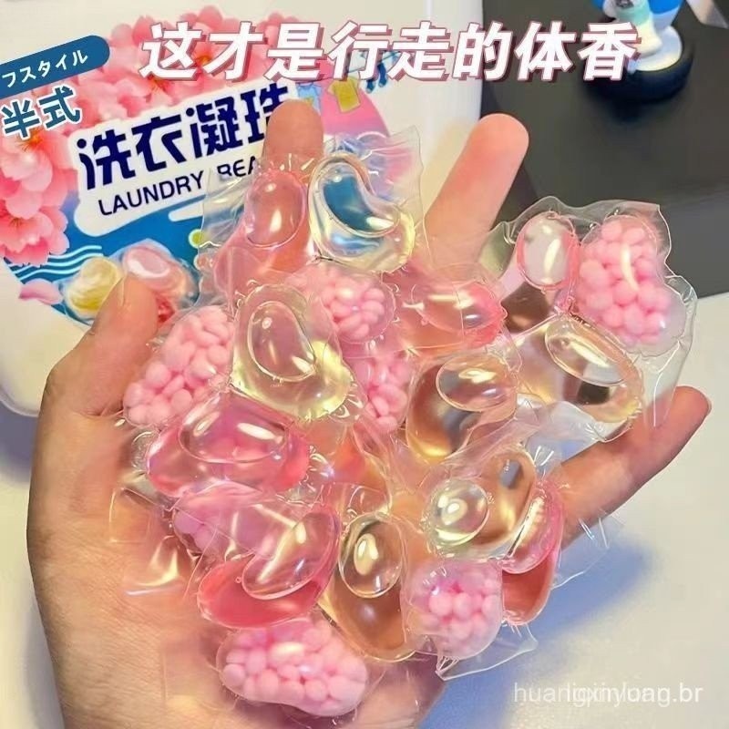 1 Pacote 3 em 1 Sabão em Pó Gel Cápsulas de Sab