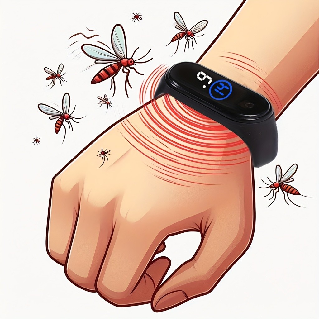 Pulseira repelente de mosquitos doméstica, ambos 