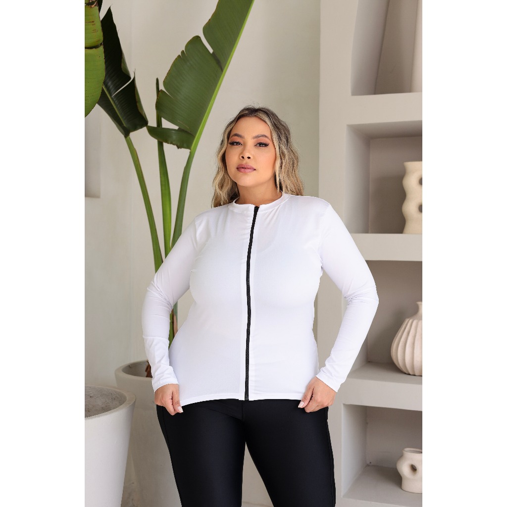 Casaquinho Casaco Uv Proteção solar Blusa termic
