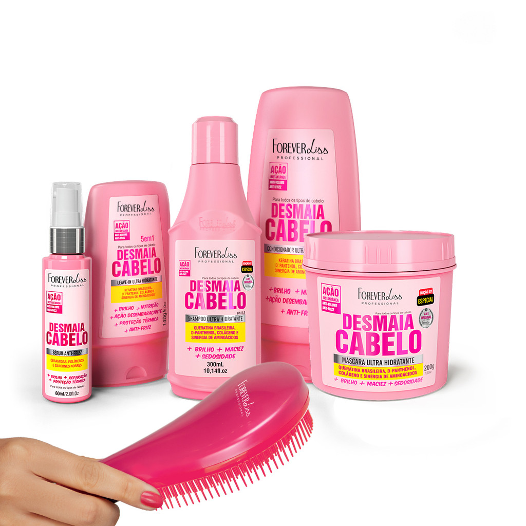 Kit Desmaia Cabelo Completo GANHE Escova de Pentea