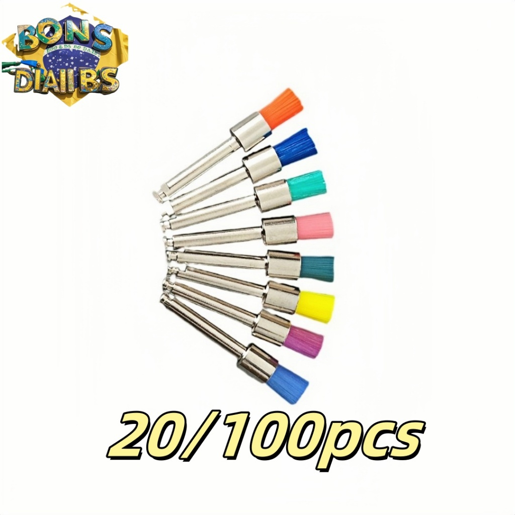 kit 100/200 peças de escova de nylon para polimen