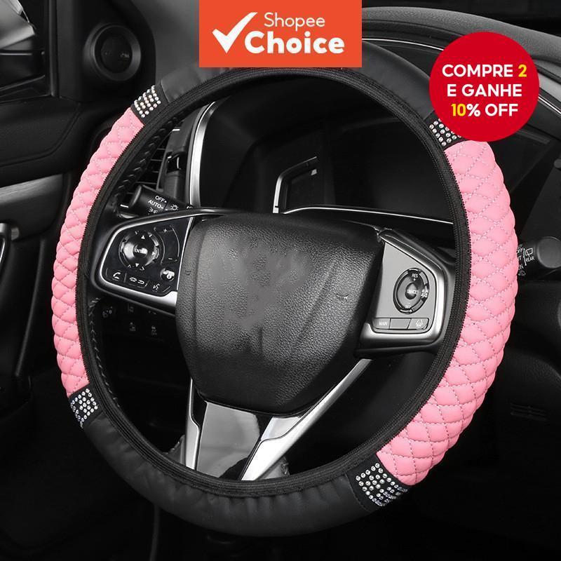 Capa de volante de carro elástica sem anel intern