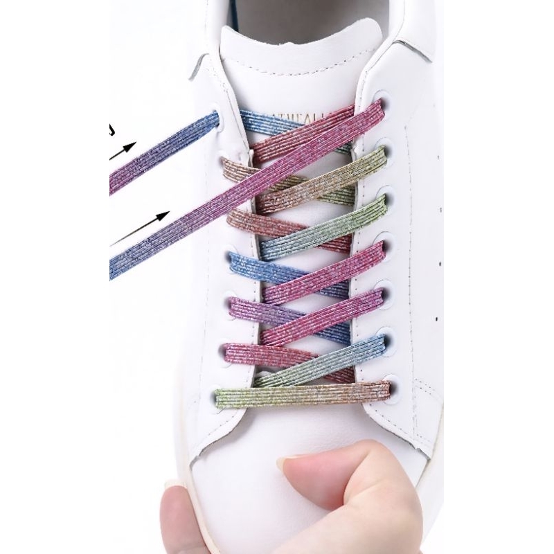 Cadarço elástico brilhante com fecho cápsula me