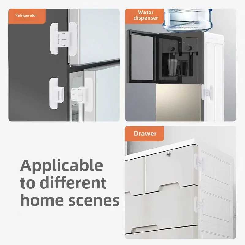 2PCS Fechos de Refrigerador e Armário, Travas de 