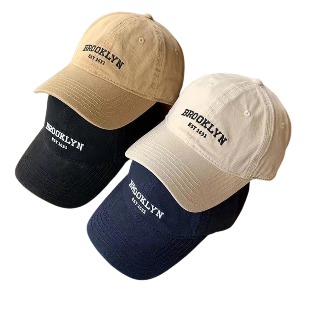 Boné Brooklyn Beisebol Retrô Bordado Unissex Alg