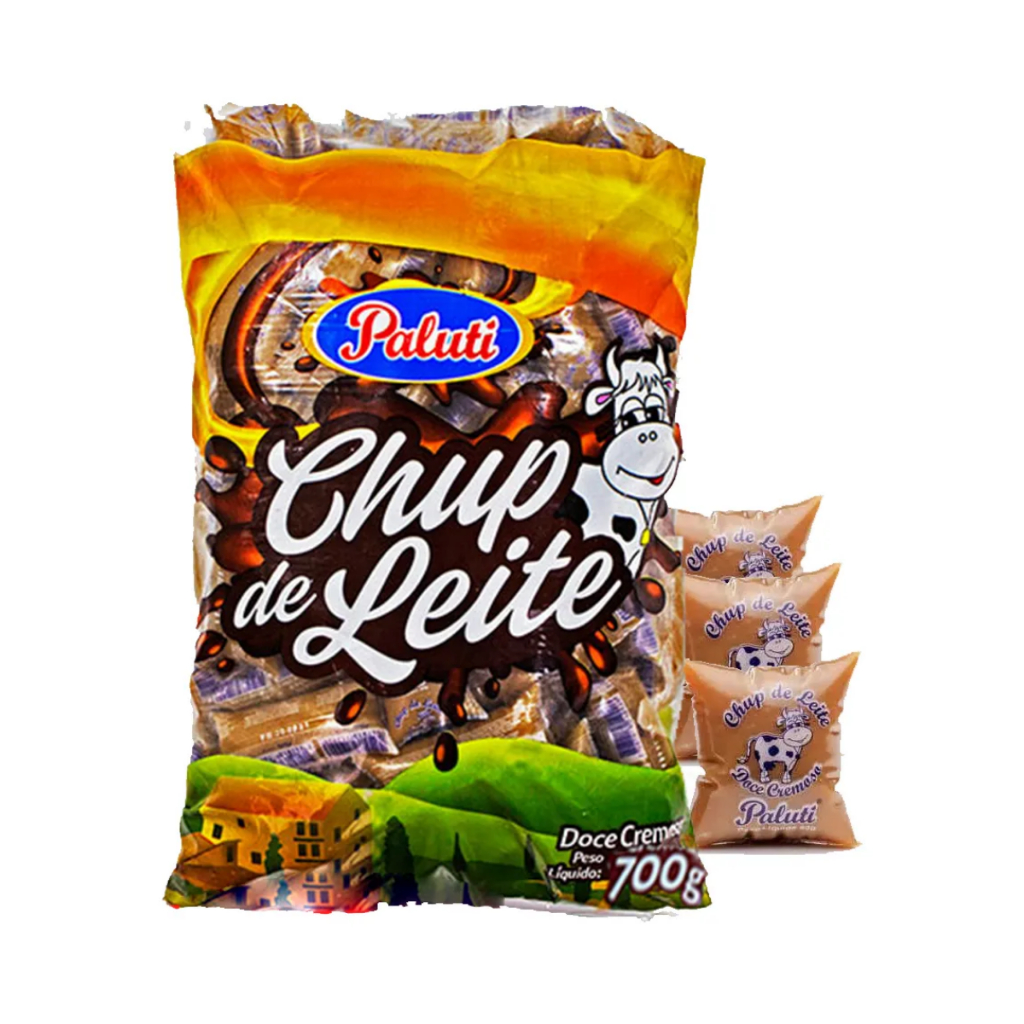 Chup Chup Doce De Leite C/50 Unidades 700g Paluti