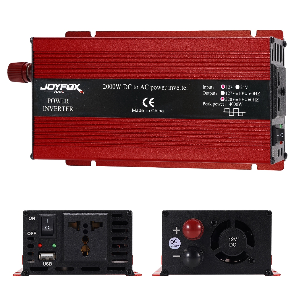 JOYFOX Inversor Onda Senoidal Modificado  12V P/12