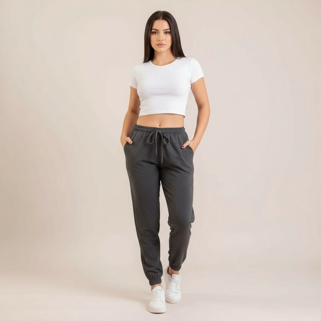 Calça Jogger Feminina Esportiva Elastic Tactel Pr