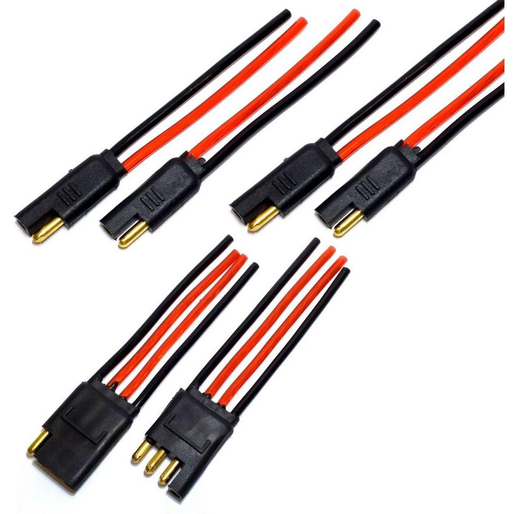 2 Conector 2 Vias e um 4 via com Fio 4,0 MM Conect