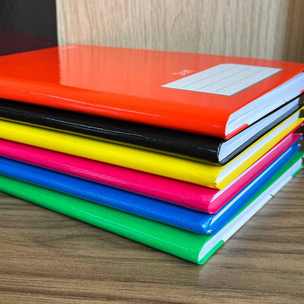 Caderno PEQUENO 1/4 Capa Dura Jandaia Brochura 96 