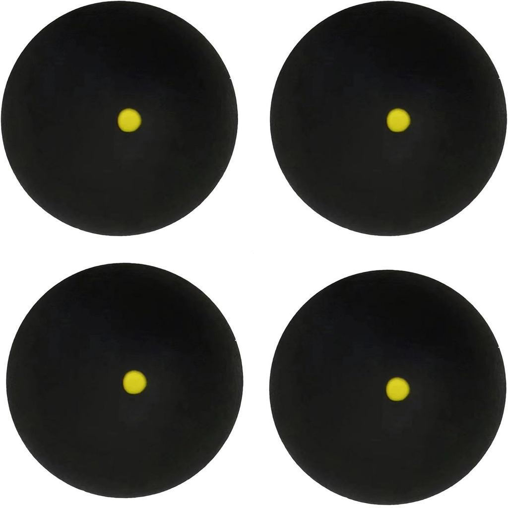4 Pacotes de Bolas de Squash, Bolas de Squash de 3
