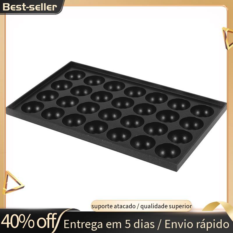 28 Furos 4cm Takoyaki Placa Quente Antiaderente Co