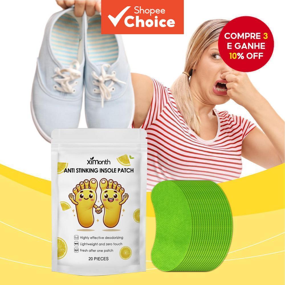 Patches Eliminadores De Odores De Sapatos 20 Unida