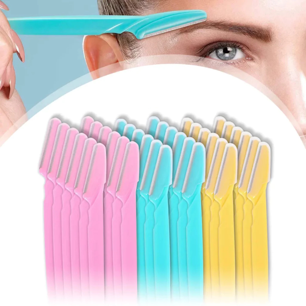 Kit 24 Lâmina Sobrancelha e Rosto Navalha Navalhe