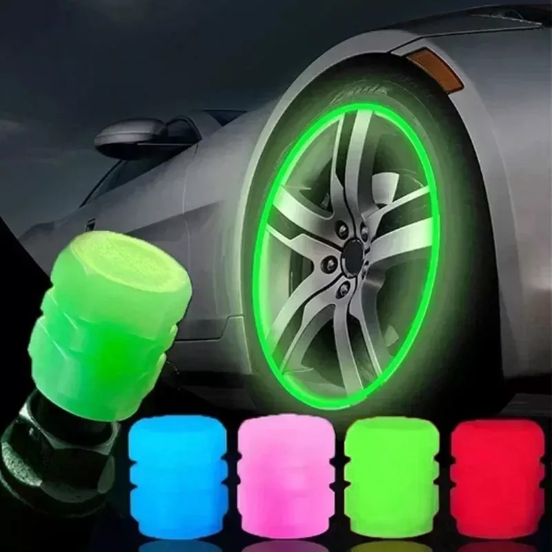 4 Pcs LED Tampas De Decoração De Pneus-Ajuste Un