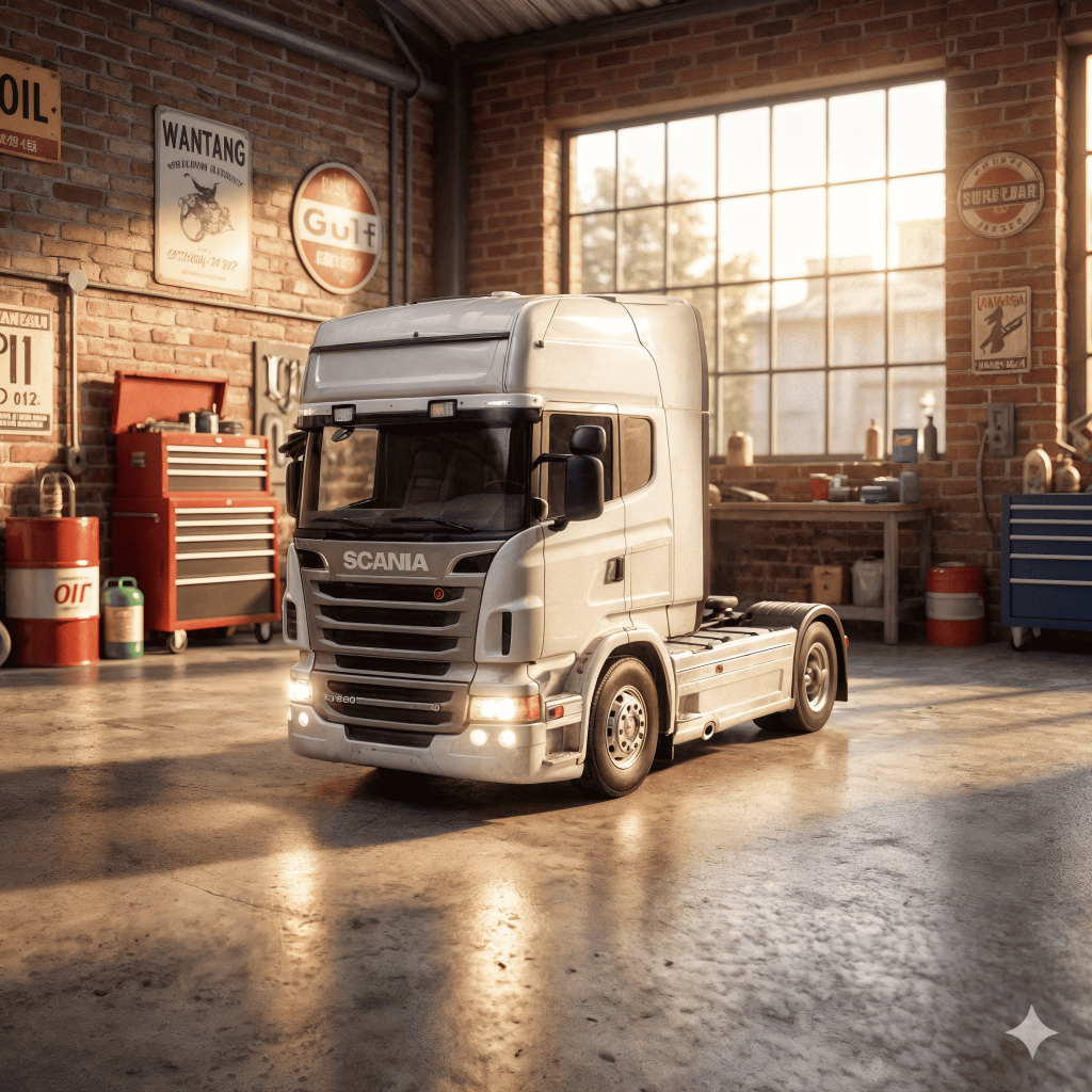 Miniatura Scania V8 R730 Caminhão de Coleção Ca