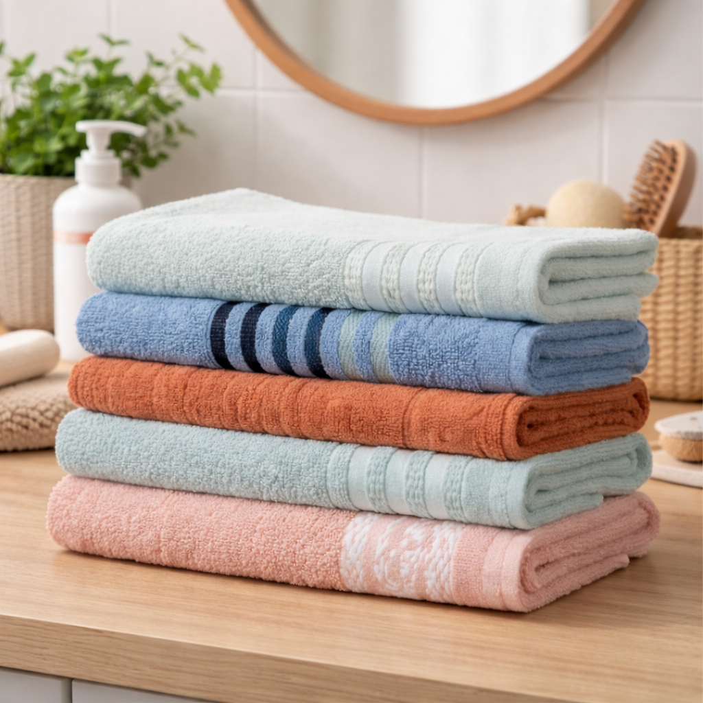 Kit C/ 1, 2 e 4 Toalha De Banho Luxo 70 X 1,40 Ata