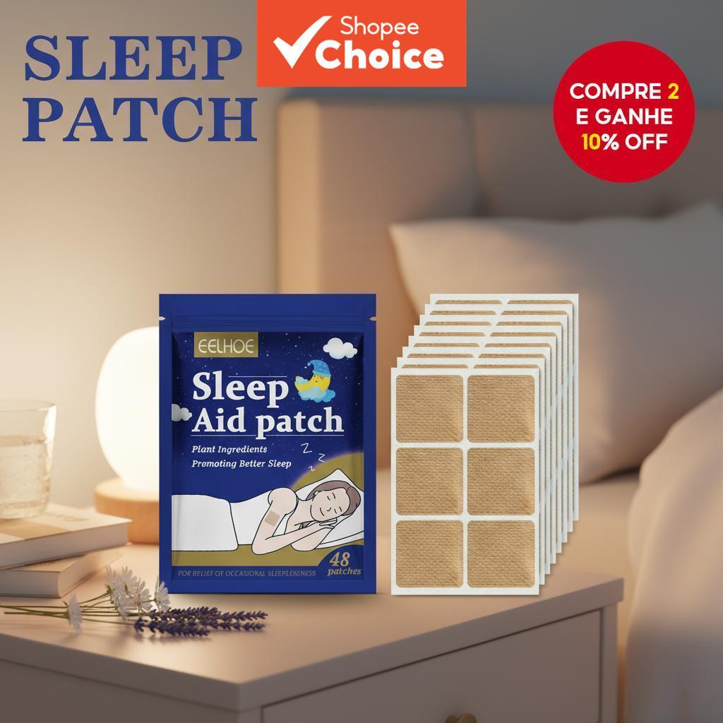 48 unidades de adesivo para auxílio ao sono, acal