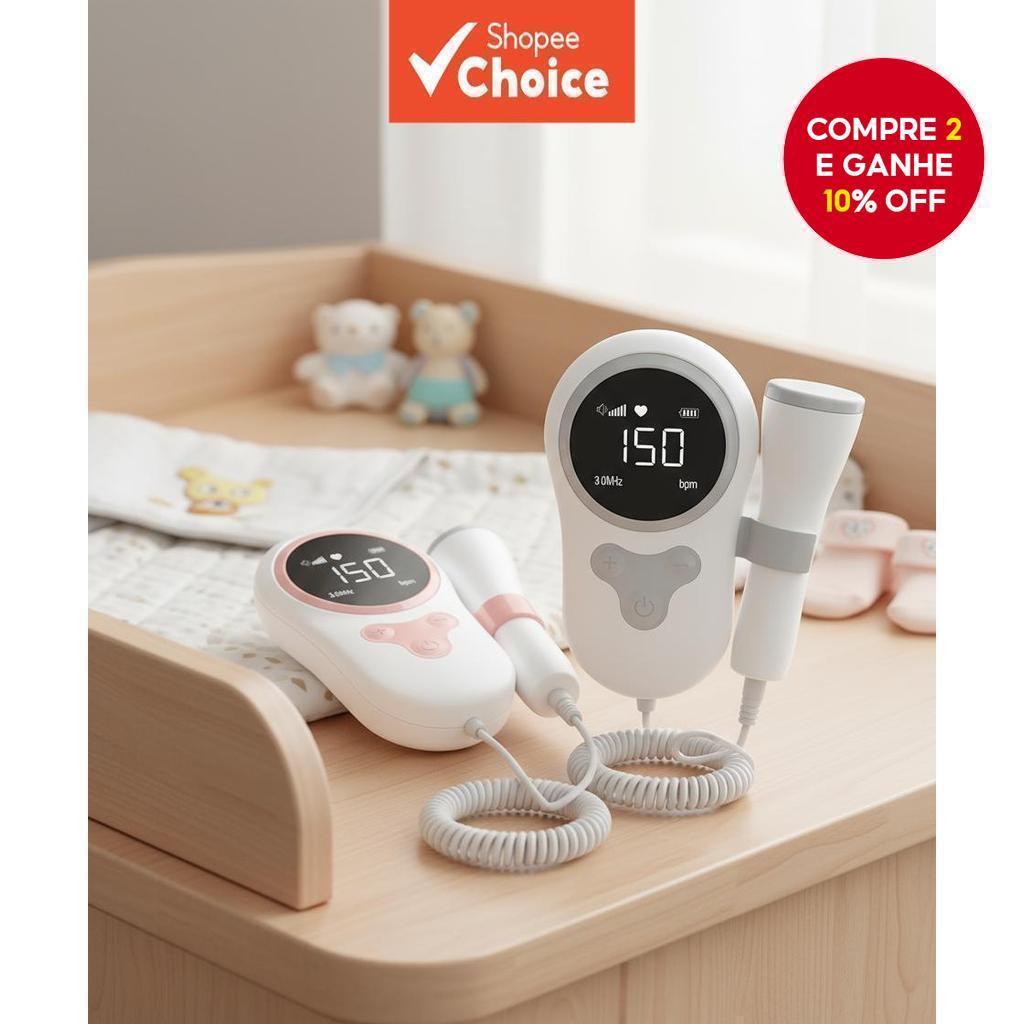 Monitor de Batimentos Cardíacos do Bebê Doppler 