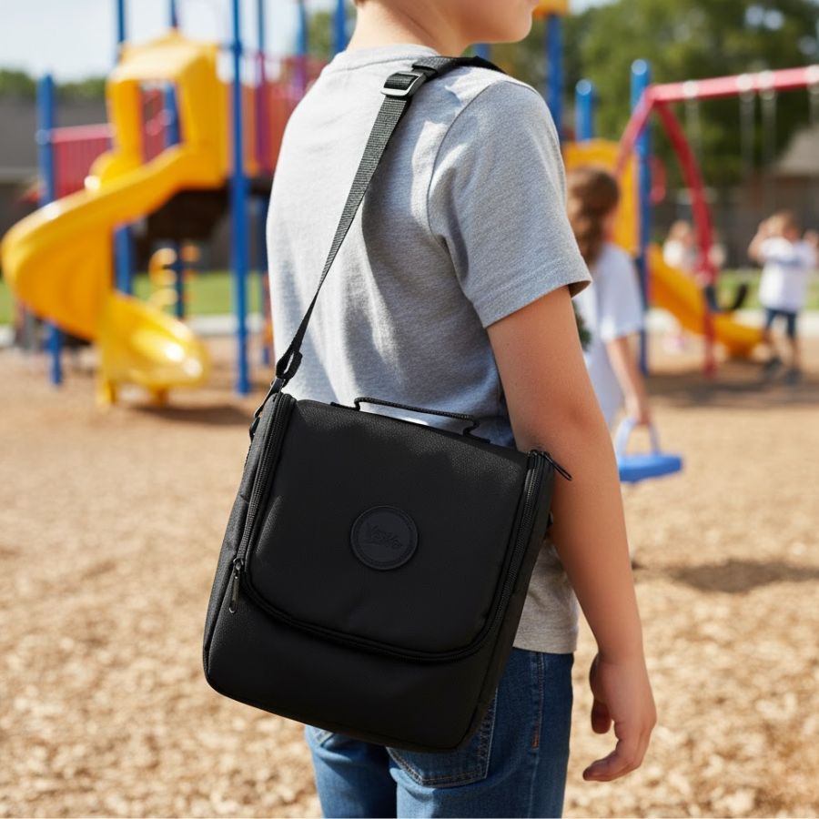 Lancheira Termica Preto Black Bolsa Frasqueira