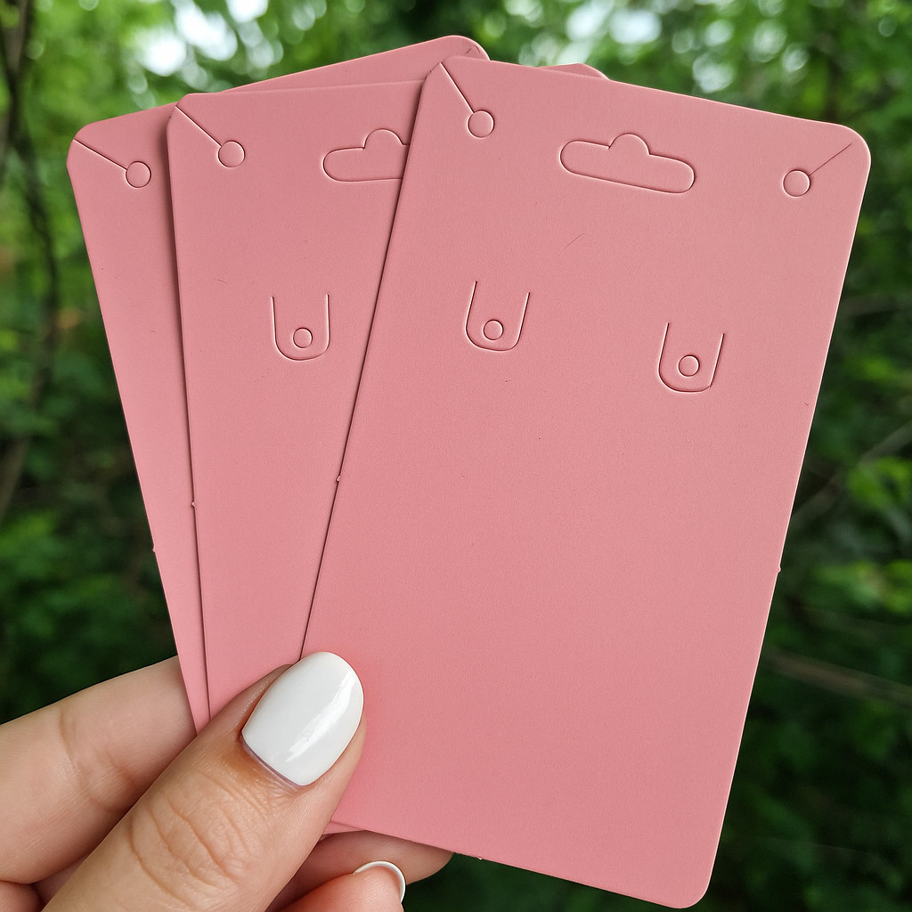 200 Cartelas Tags de Corrente e Brincos Espessura 