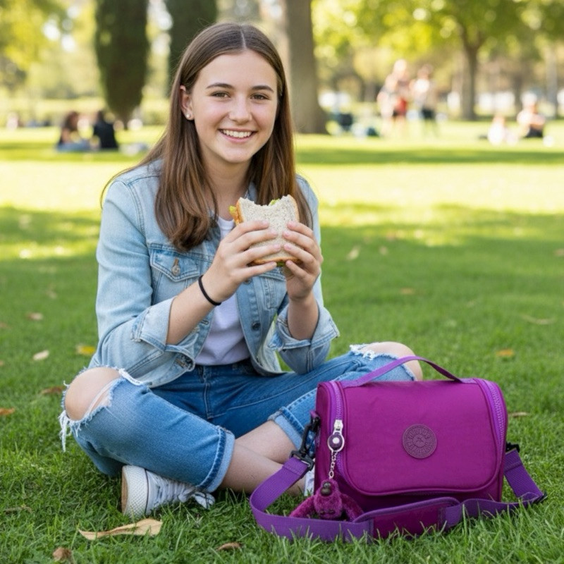 Lancheira Térmica  New Azul Marinho Original R