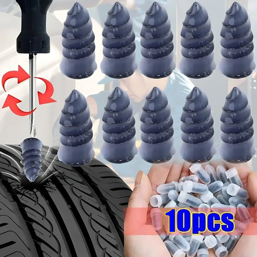 10 Pçs Reparação De Pneus Unhas Parafusos Auto-