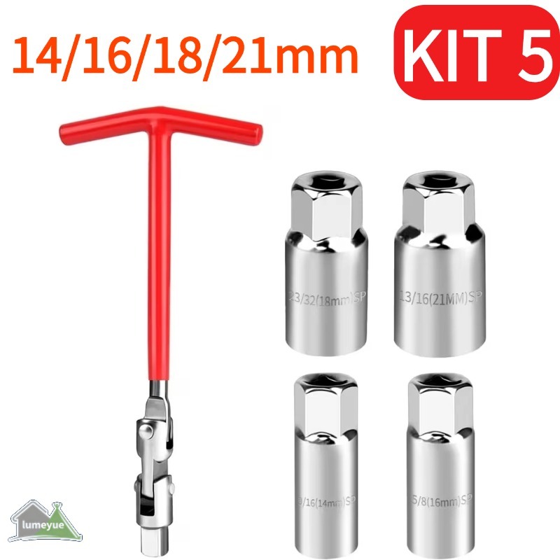 Chave de vela articulada Lugatools para automóvei