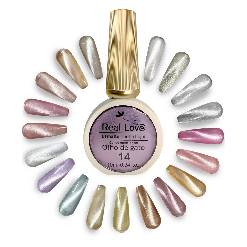 Esmalte Em Gel Magnetico Refletivo Glitter Olho De