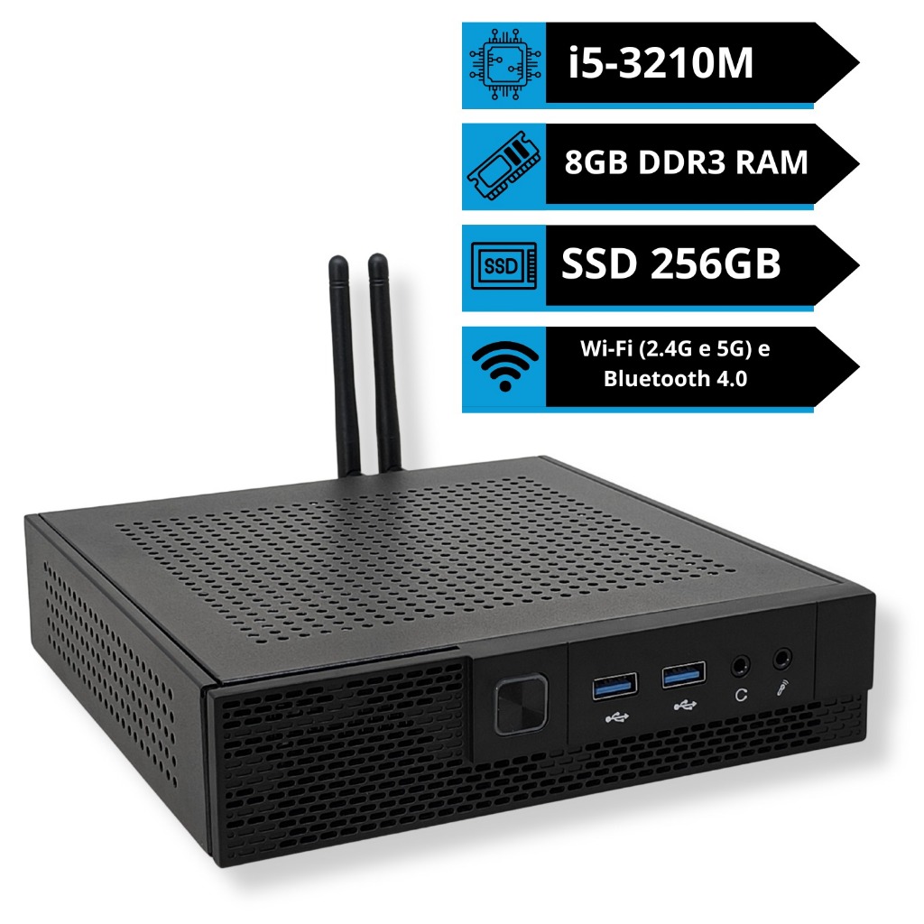 Mini Computador Portátil Intel Core i5 8GB RAM SS