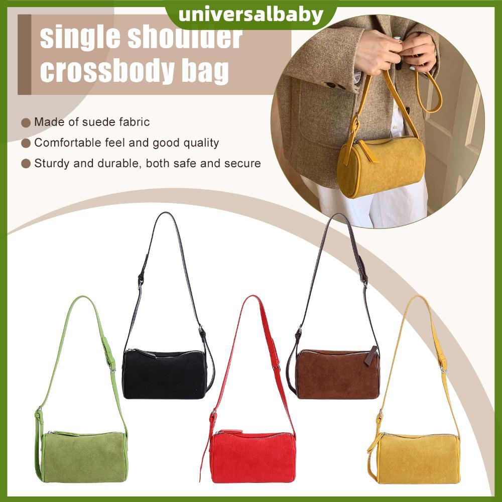 [Novo] Bolsa Tipo Estilingue De Couro Camurça Par