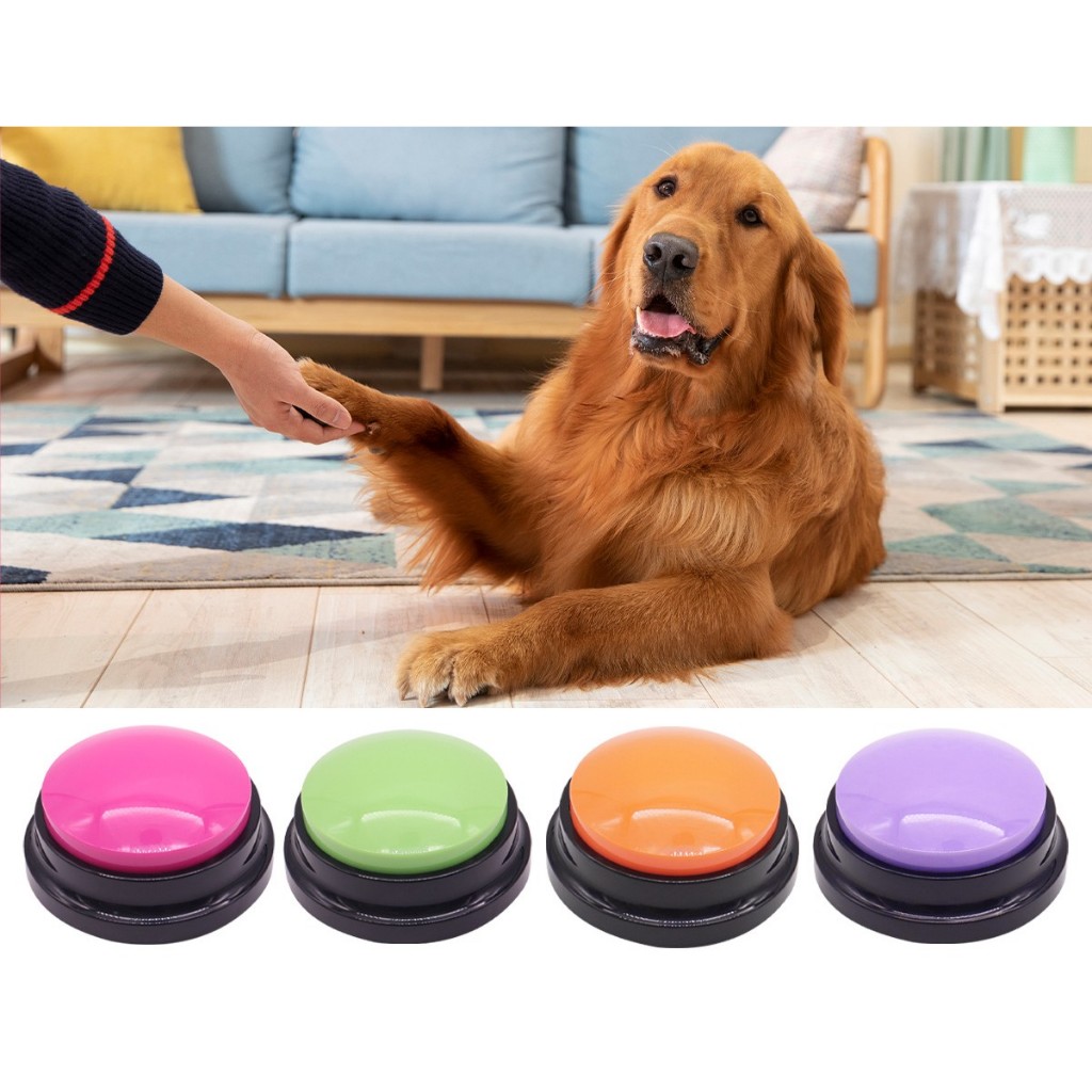 Botão De Treino Gravador De Voz Audio Adestrament