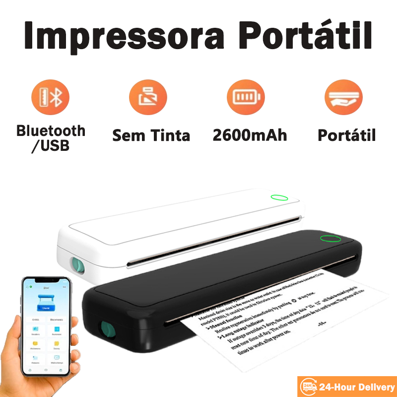 Impressora A4 sem Tinta Portátil Para Uso Domést